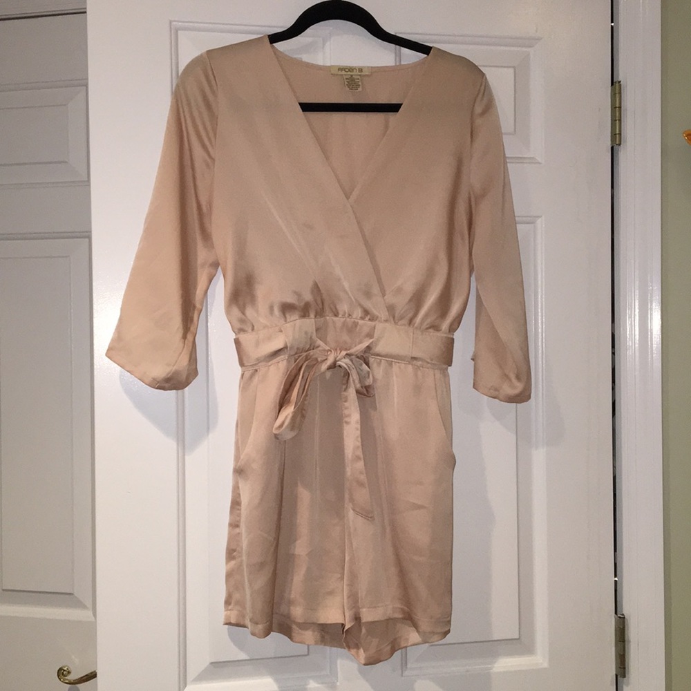 Arden B silk romper